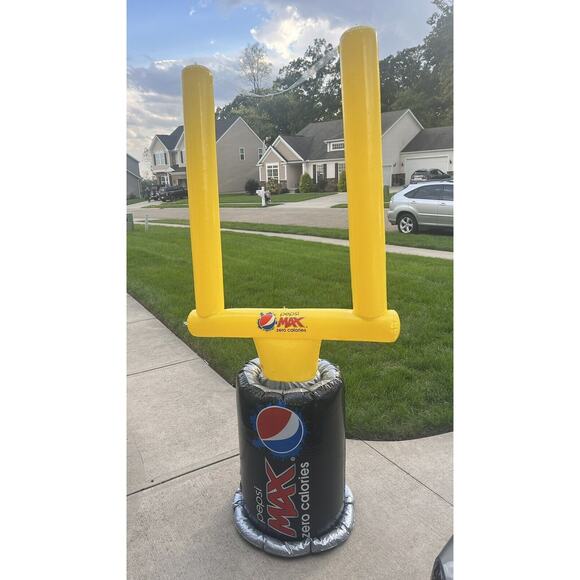 Pepsi Max Zero Inflatable Football Goal Post 80” Tall 42” Wide Can Soda NFL BIG! - Picture 2 of 5